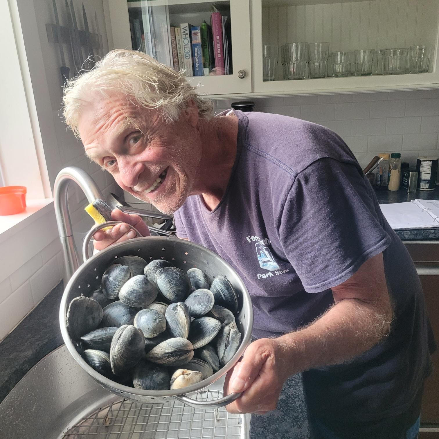 Wayne and clams