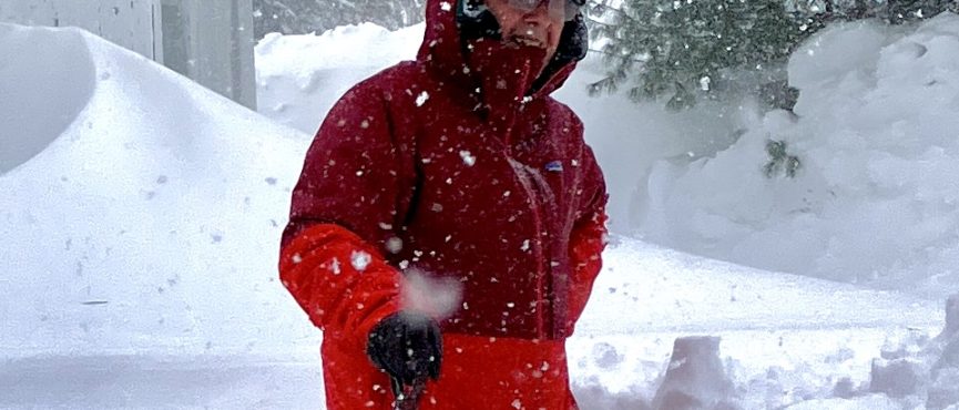 Dave in a blizzard